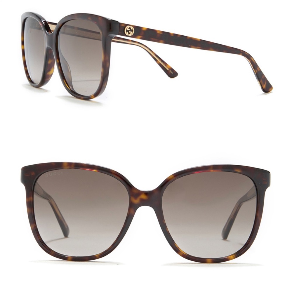 SOLD  Gucci 55mm Oversize Square Sunglasses